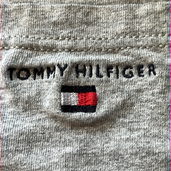 Tommy Hilfiger Short Sleeve Pocket Tee, Heather Gray | L - Picture 7 of 7